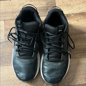 Under Armour Black and White Athletic Shoes